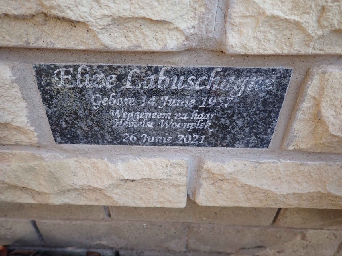 LABUSCHAGNE Elize 1957-2021