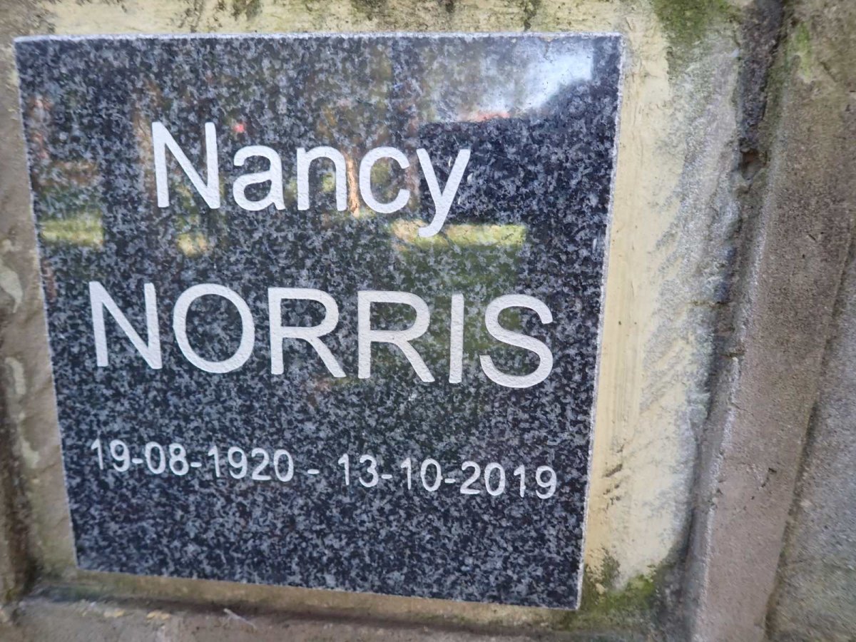 NORRIS Nancy 1920-2019