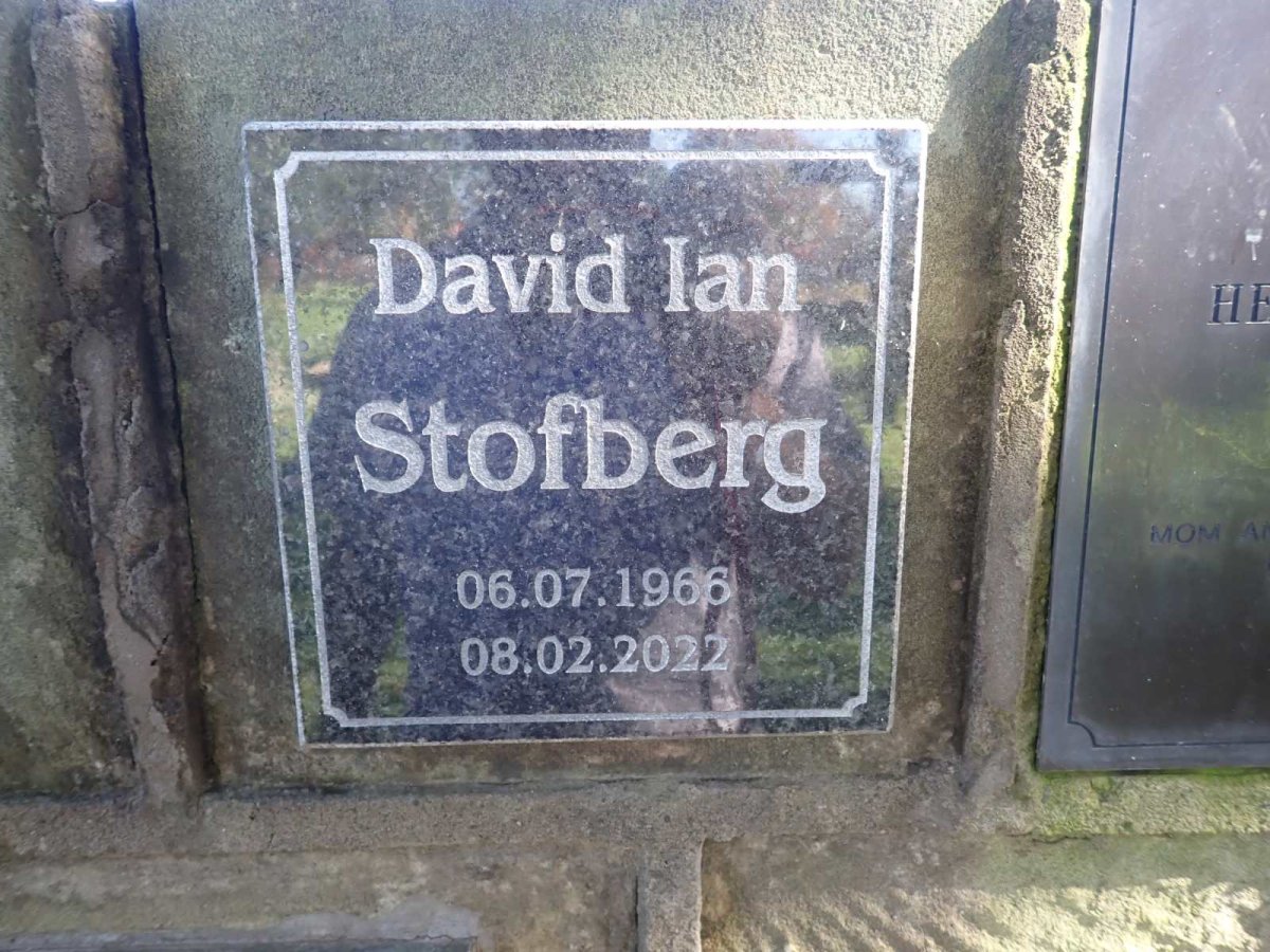 STOFBERG David Ian 1966-2022