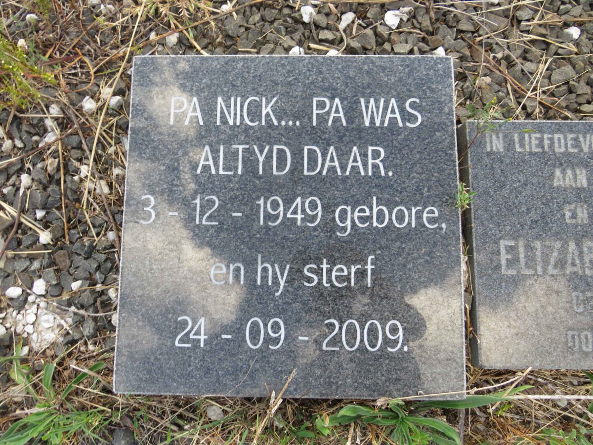 ? Nick 1949-2009