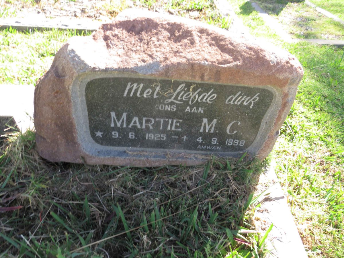 ? Martie M.C. 1925-1998