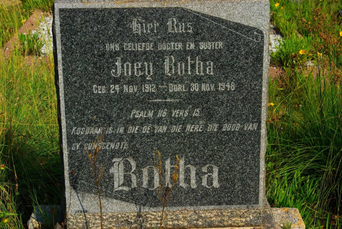 BOTHA Joey 1912-1948