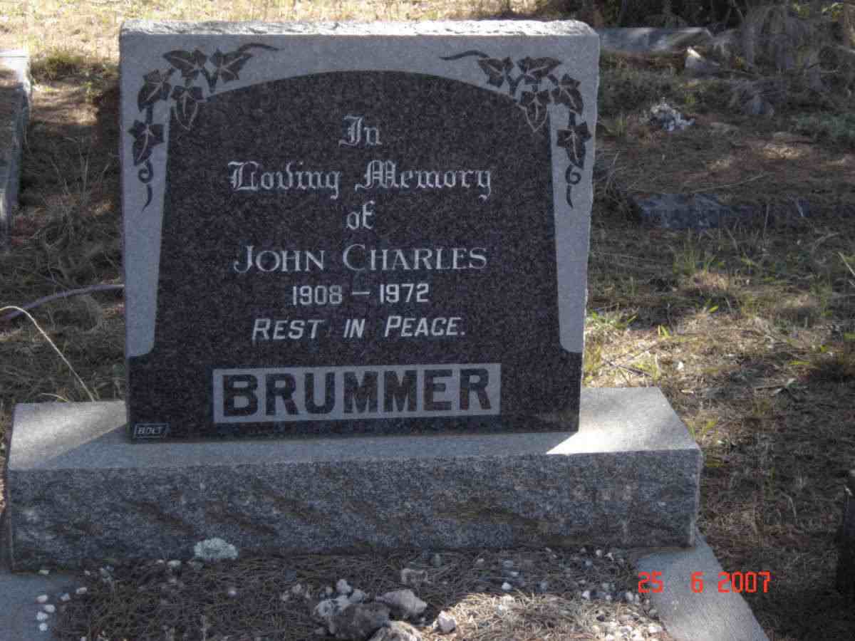 BRUMMER John Charles 1908-1972