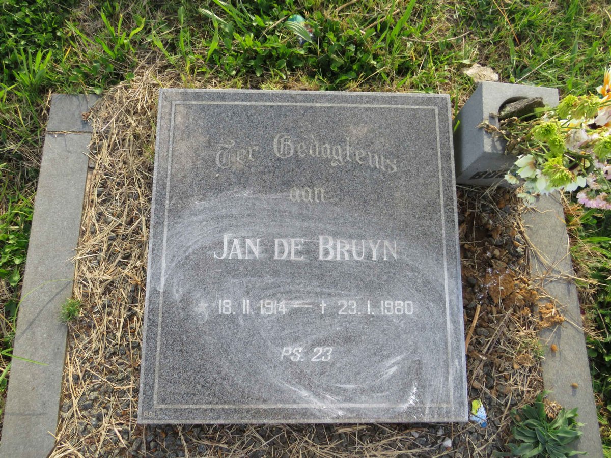 BRUYN Jan, de 1914-1980
