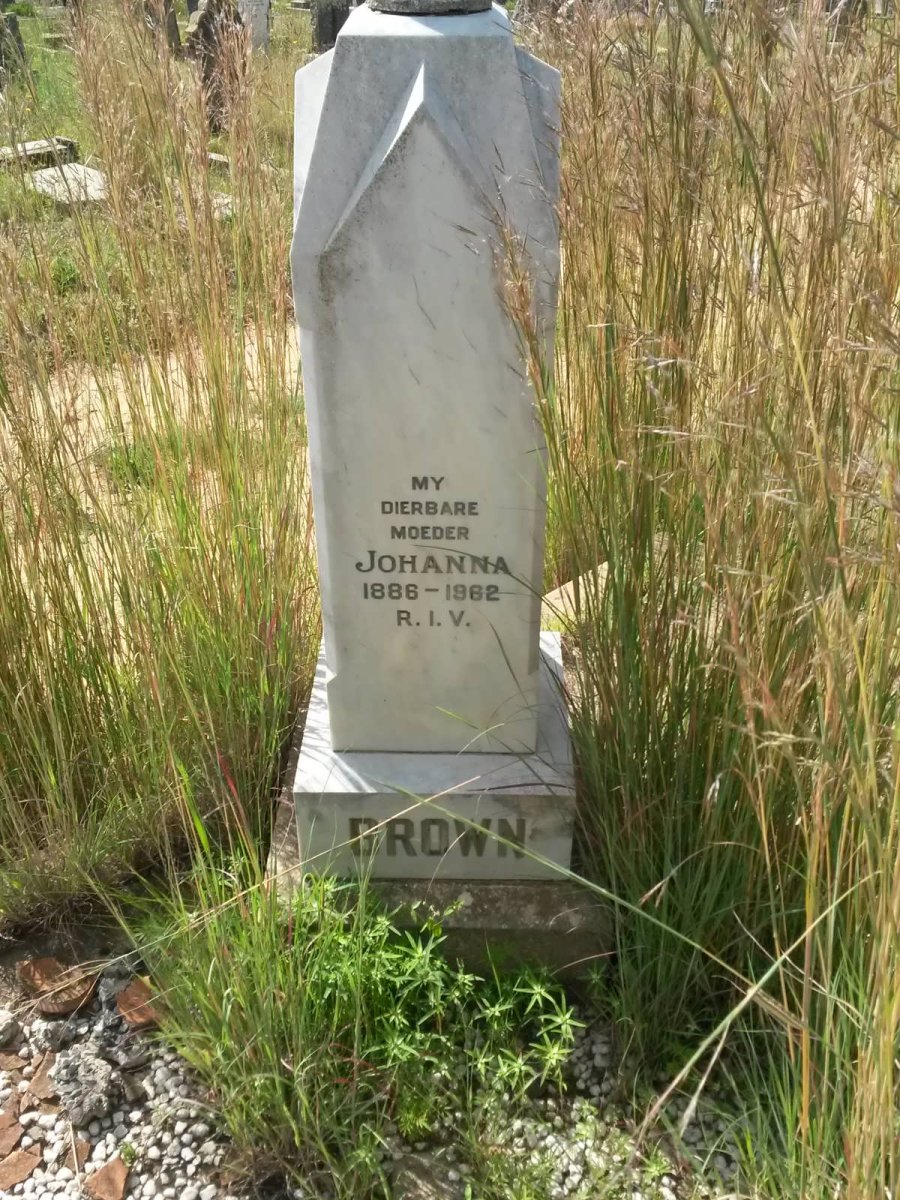 BROWN Johanna 1886-1962