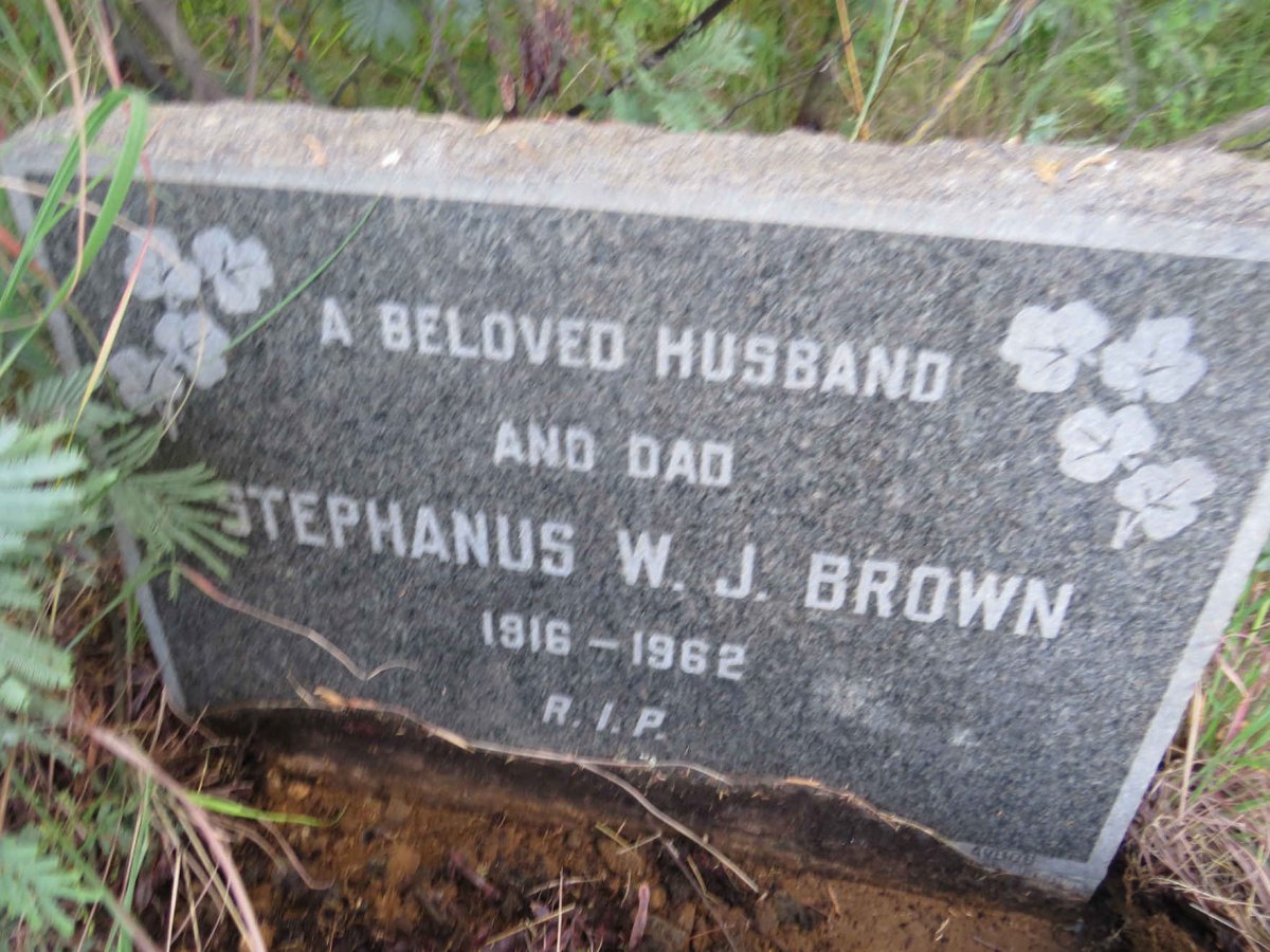 BROWN Stephanus W.J. 1916-1962