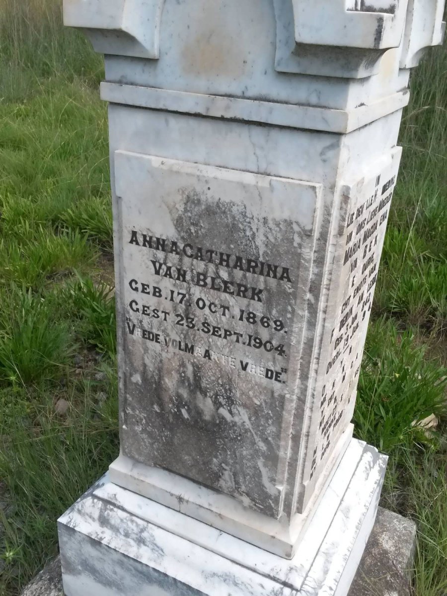 BLERK Anna Catharina, van 1869-1904