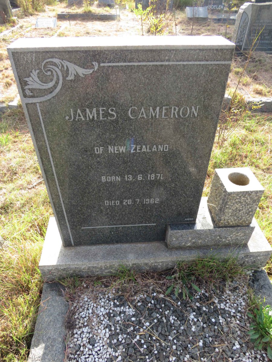 CAMERON James 1871-1962