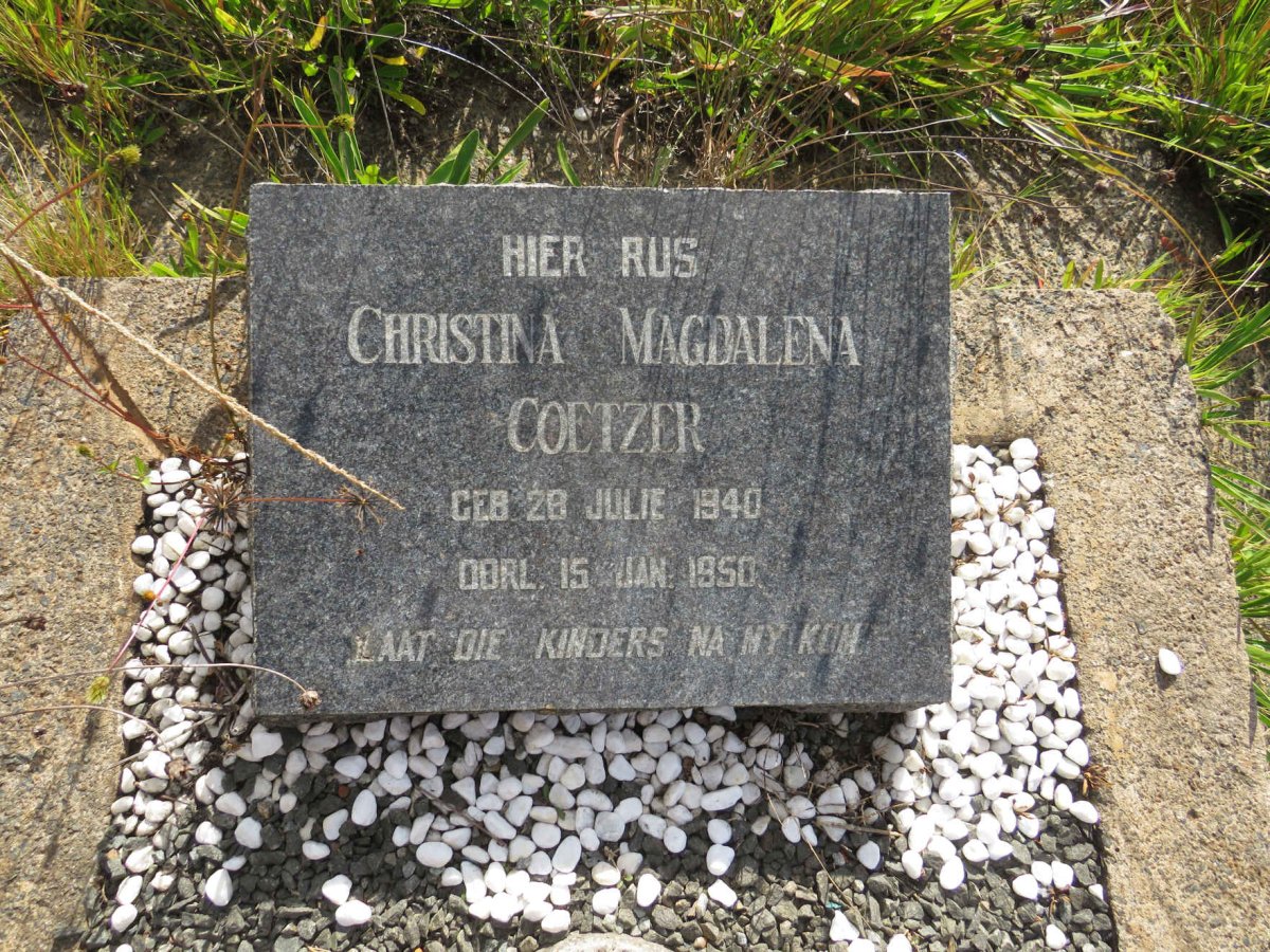 COETZER Christina Magdalena 1940-1950