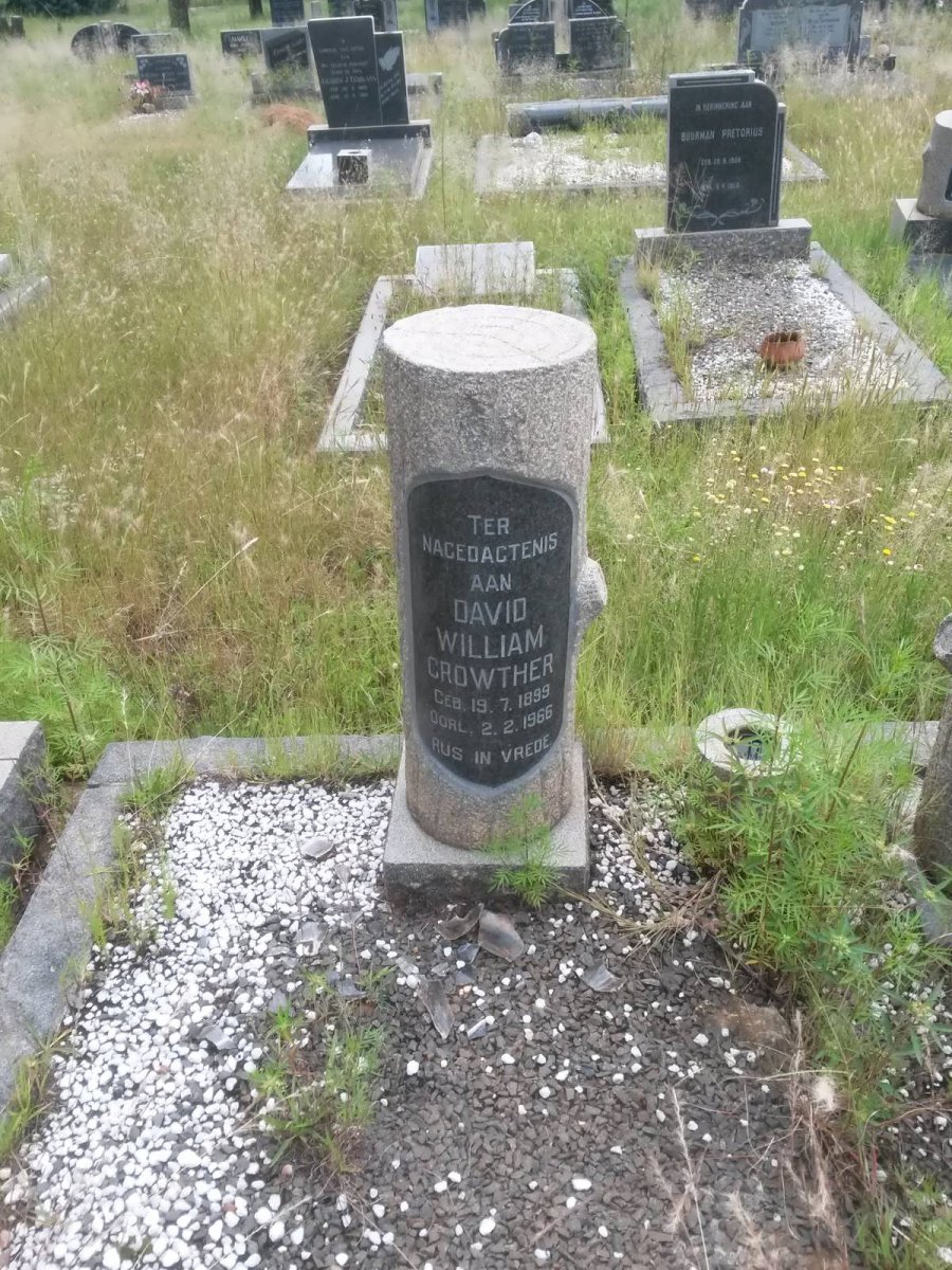 CROWTHER David William 1893-1966