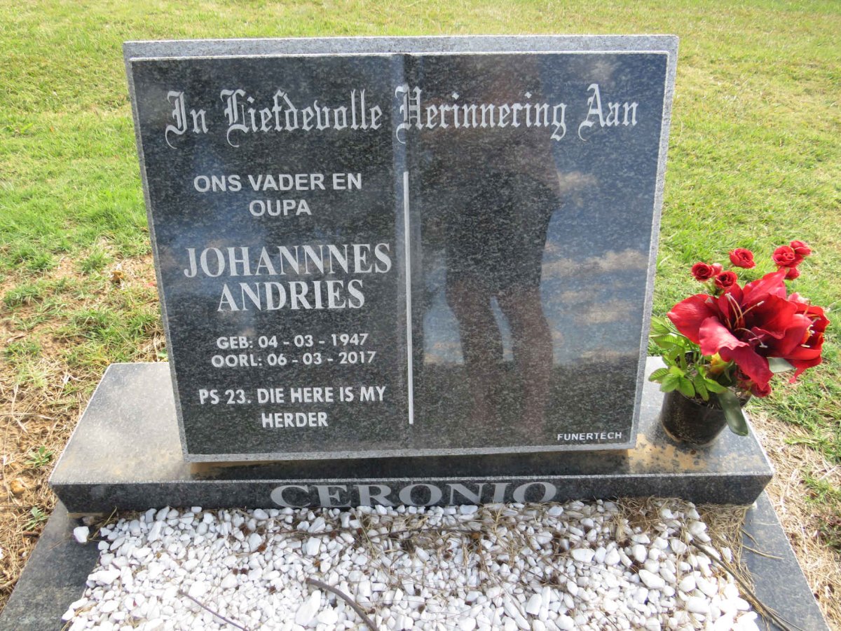 CERONIO Johannes Andries 1947-2017
