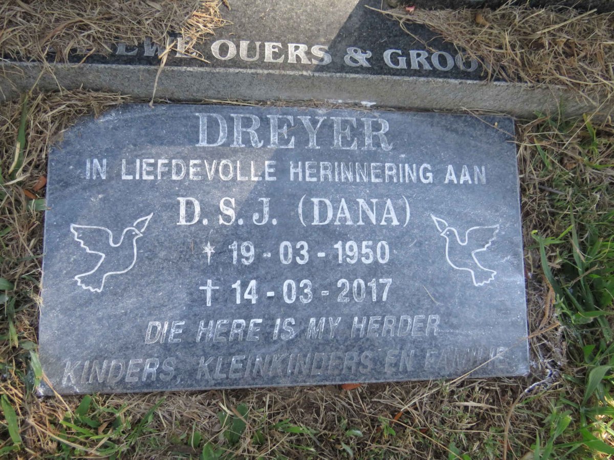 DREYER D.S.J. 1950-2017