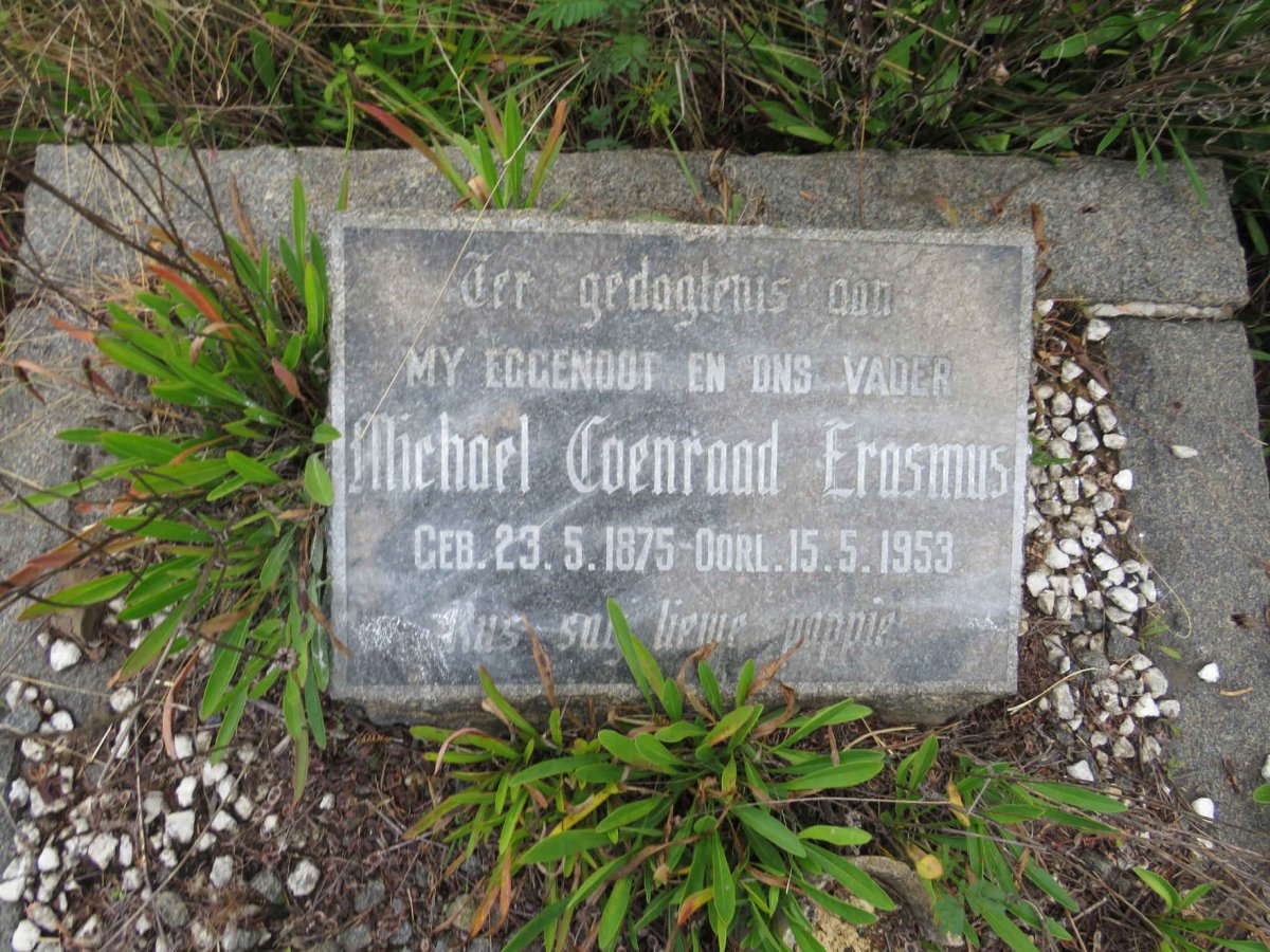 ERASMUS Michael Coenraad 1875-1953