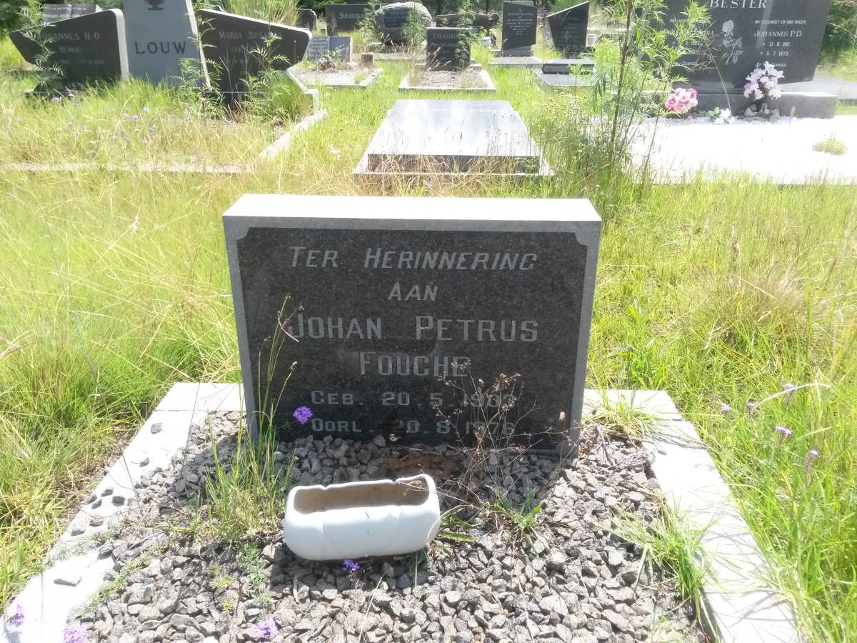 FOUCHE Johan Petrus 1903-1976