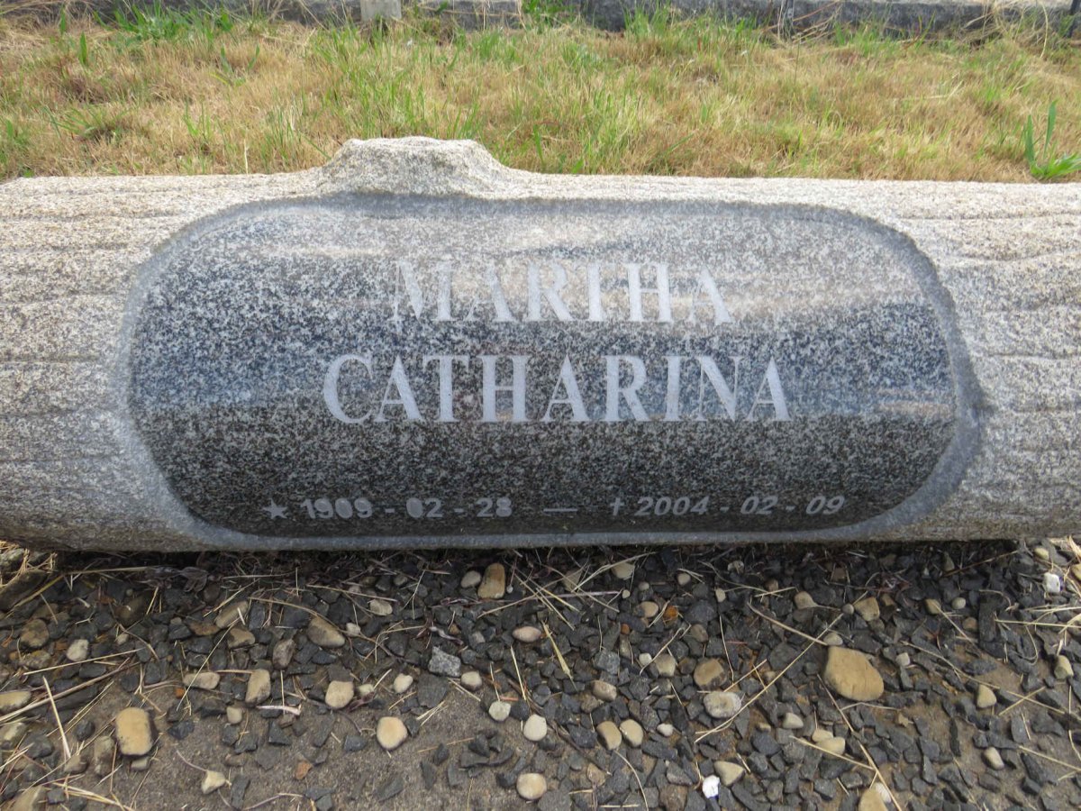 GOUWS Martha Catharina 1909-2004
