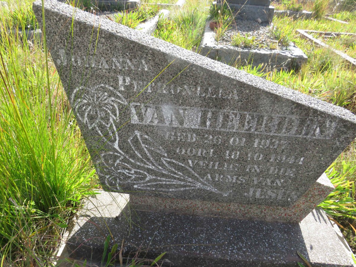 HEERDEN Johanna Petronella, van 1937-1944