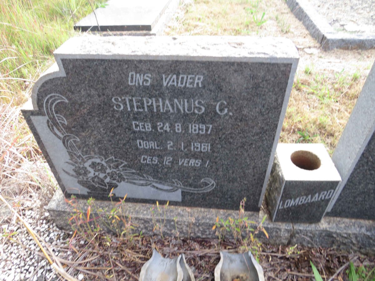 LOMBAARD Stephanus G. 1897-1961 & Cornelia A.C. 1902-1976 _1