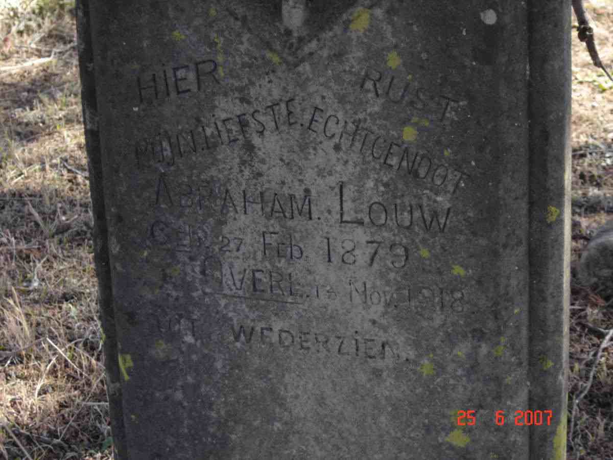 LOUW Abraham 1879-1918