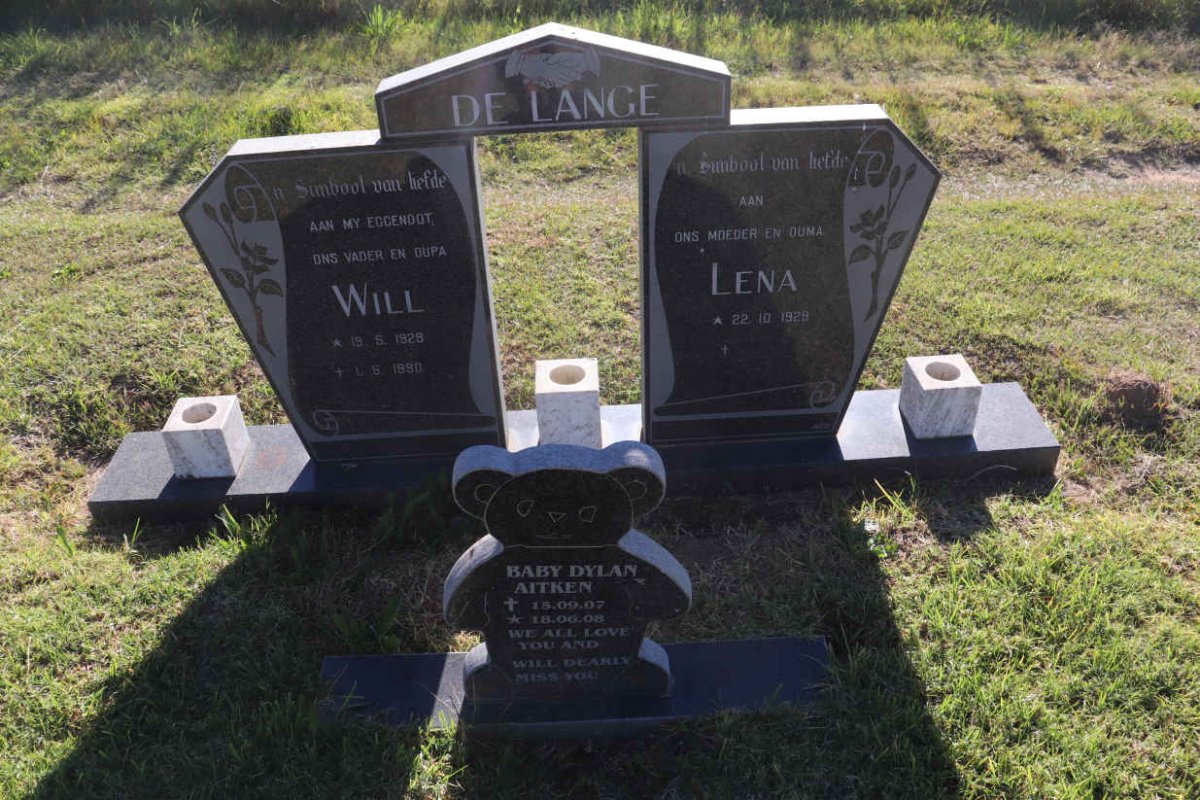 LANGE Will, de 1929-1990 & Lena 1929- :: AITKEN Dylan 2007-2008