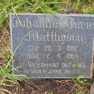 MATTHYSEN Johannes Jurie 1962-1964