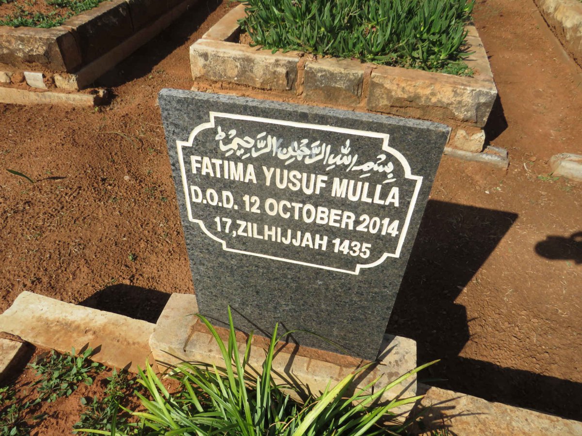 MULLA Fatima Yusuf -2014