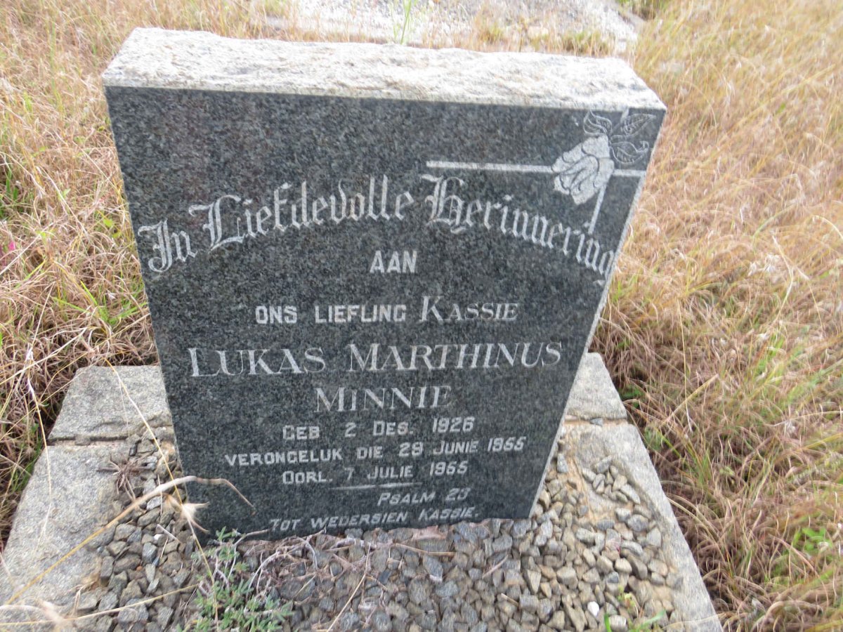 MINNIE Lukas Marthinus 1926-1955