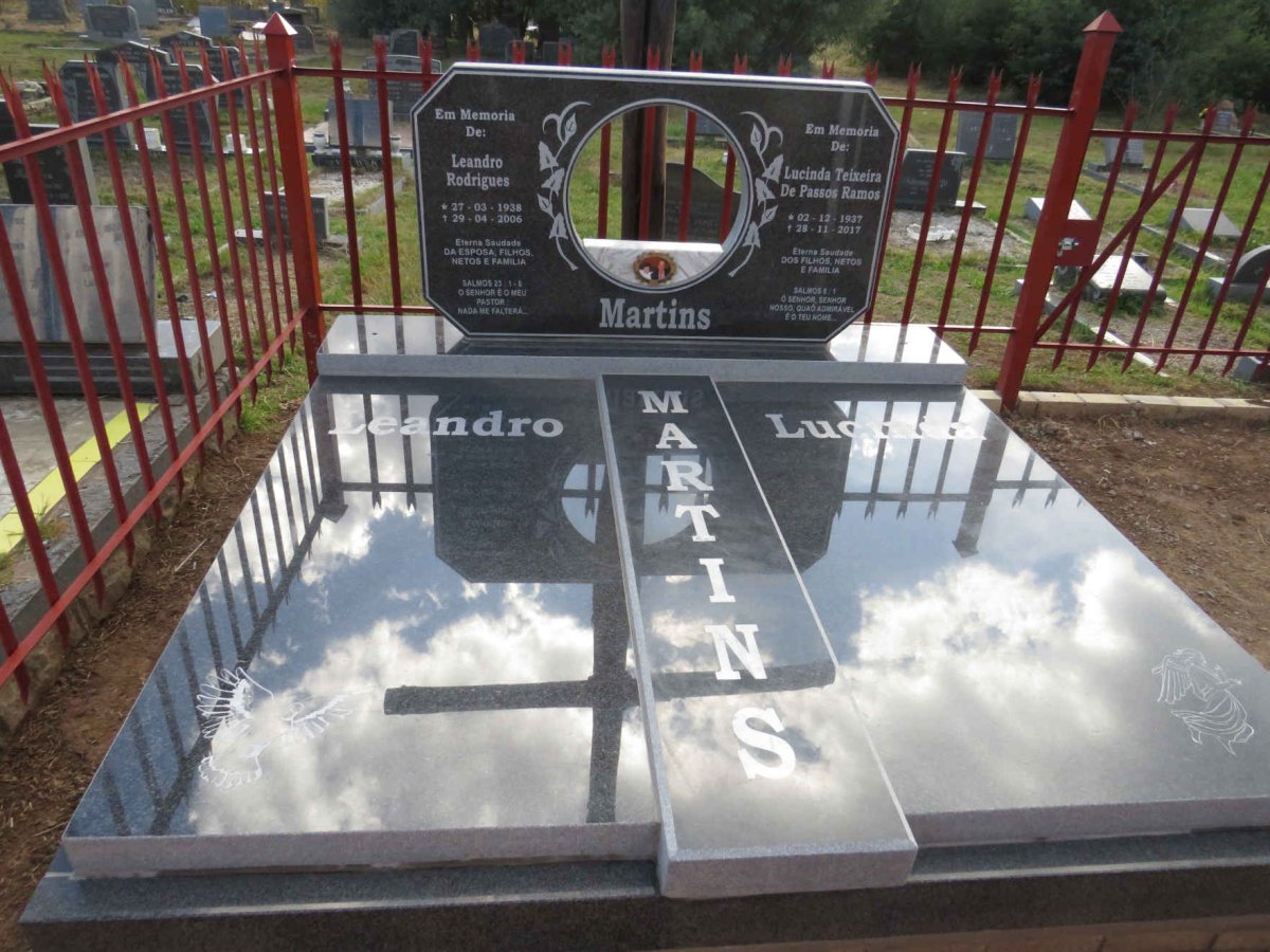 MARTINS Leandro Rodrigues 1938-2006 & Lucinda Texeira de Passos Ramos 1937-2017
