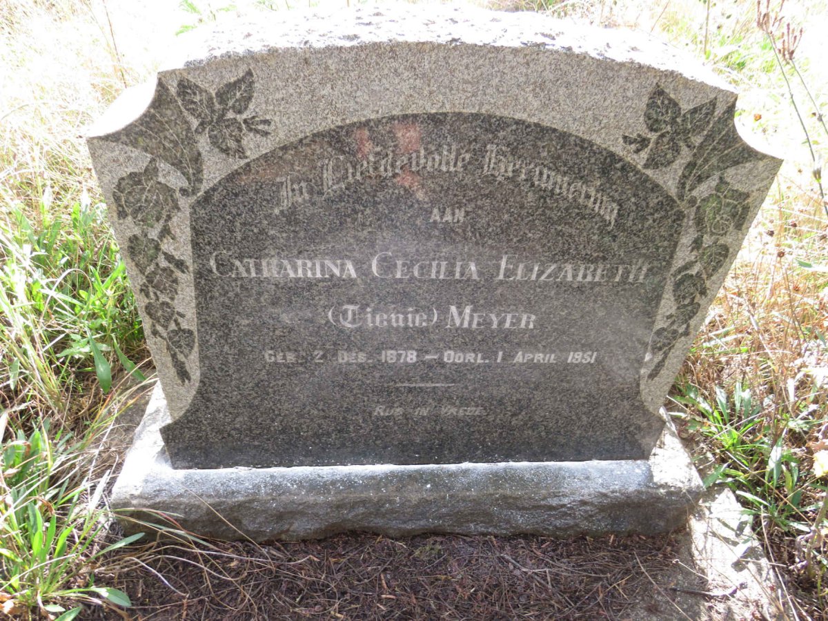MEYER Catharina Cecilia Elizabeth 1878-1951