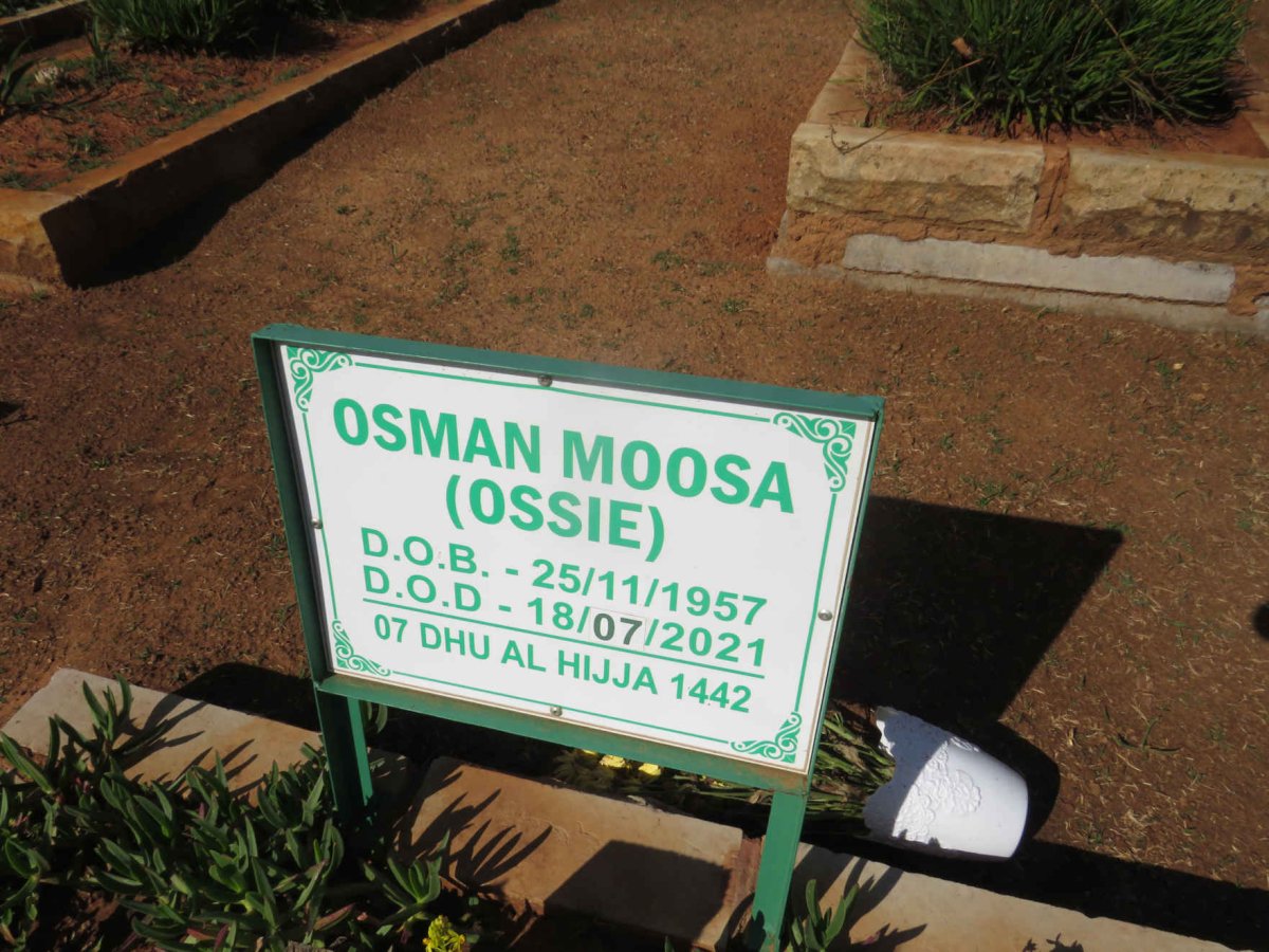 MOOSA Osman 1957-2021