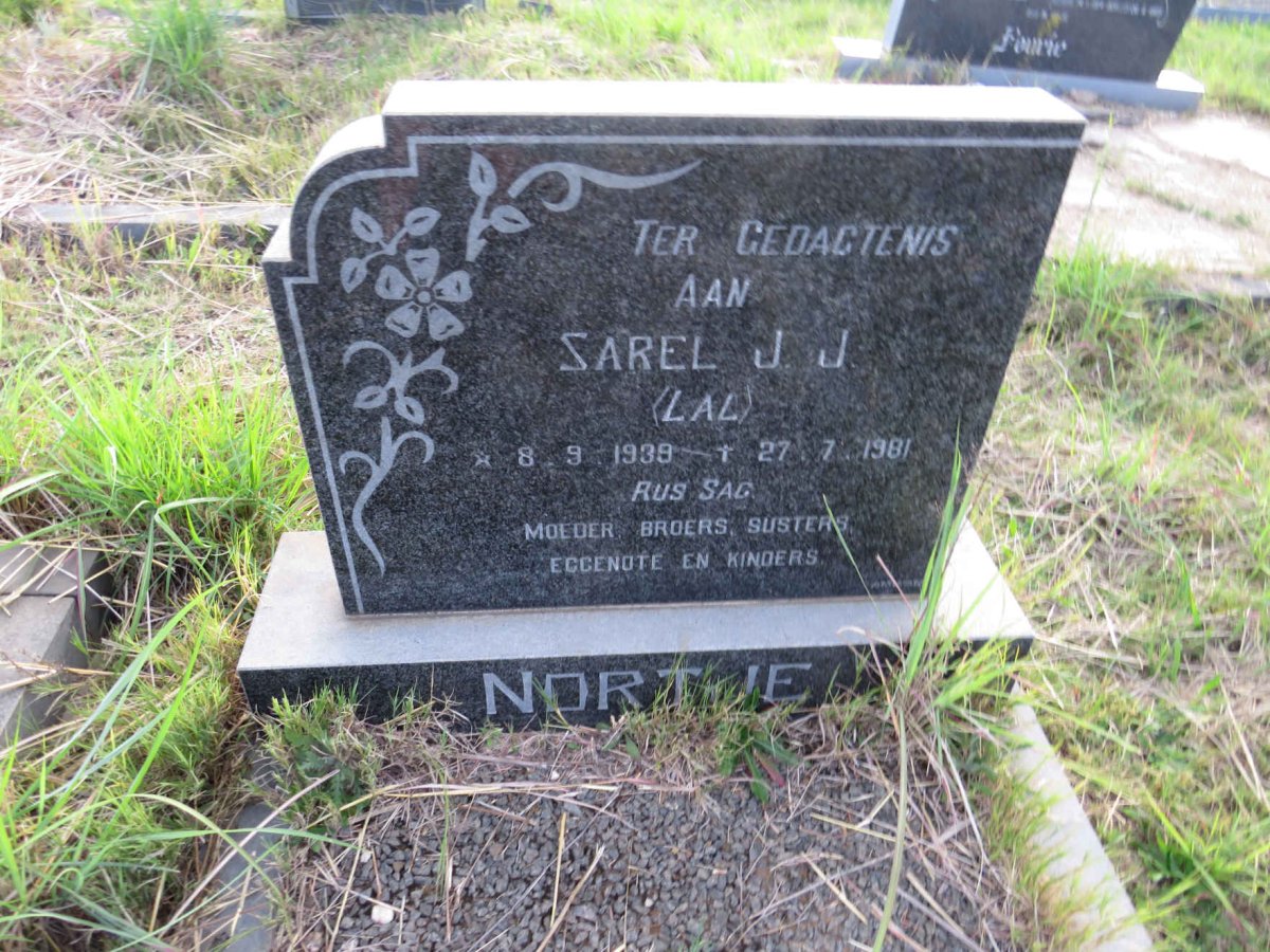 NORTJE Sarel J.J. 1939-1981 