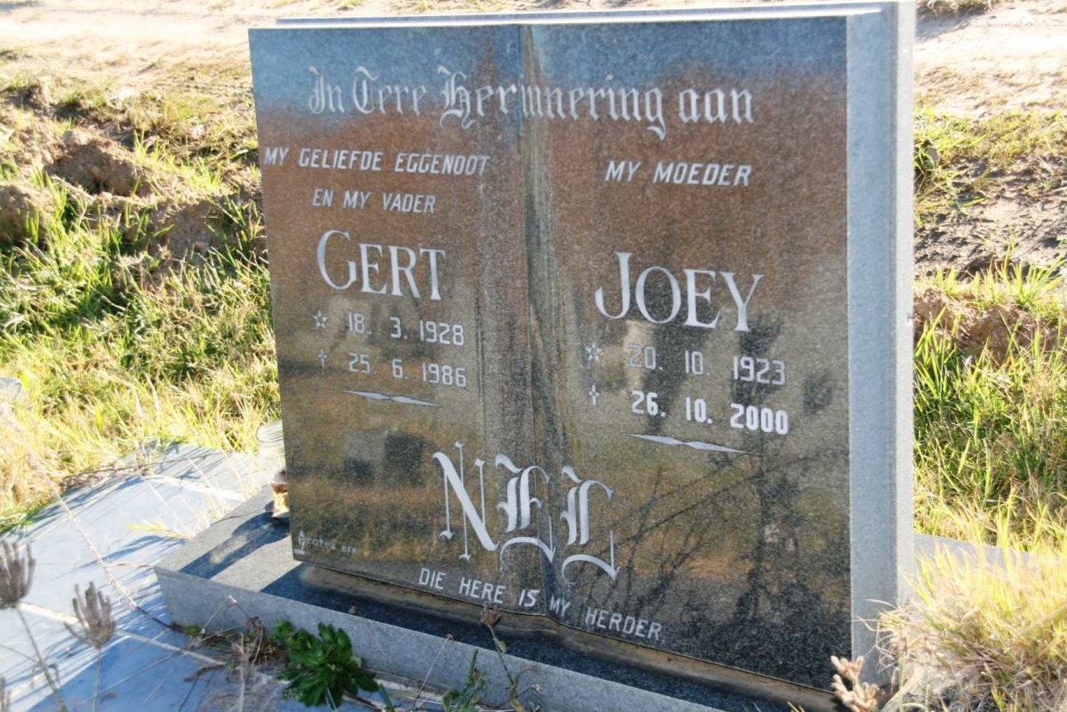 NEL Gert 1928-1986 & Joey 1923-2000 :: NEL Rachel Maria Susanna Johanna 1955-2010_2