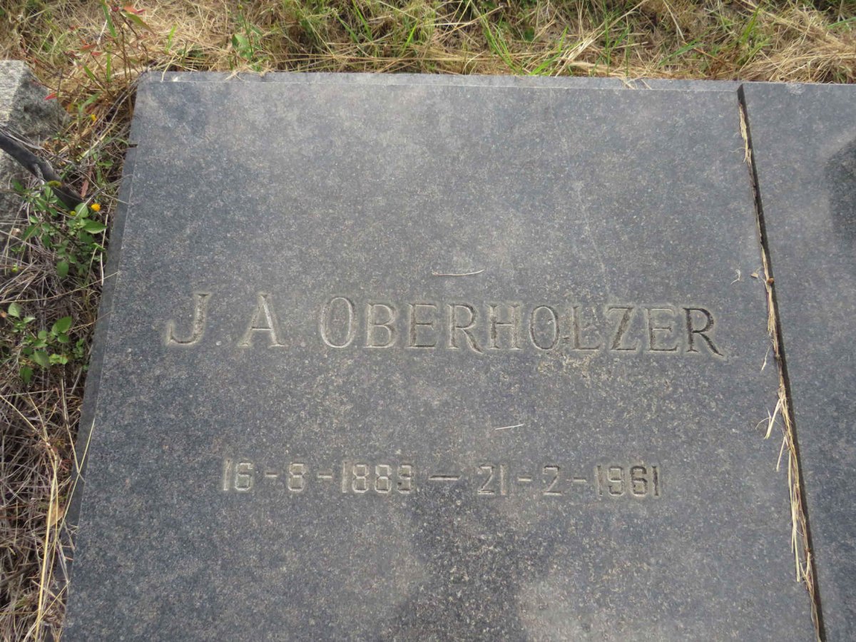 OBERHOLZER J.A. 1889-1961