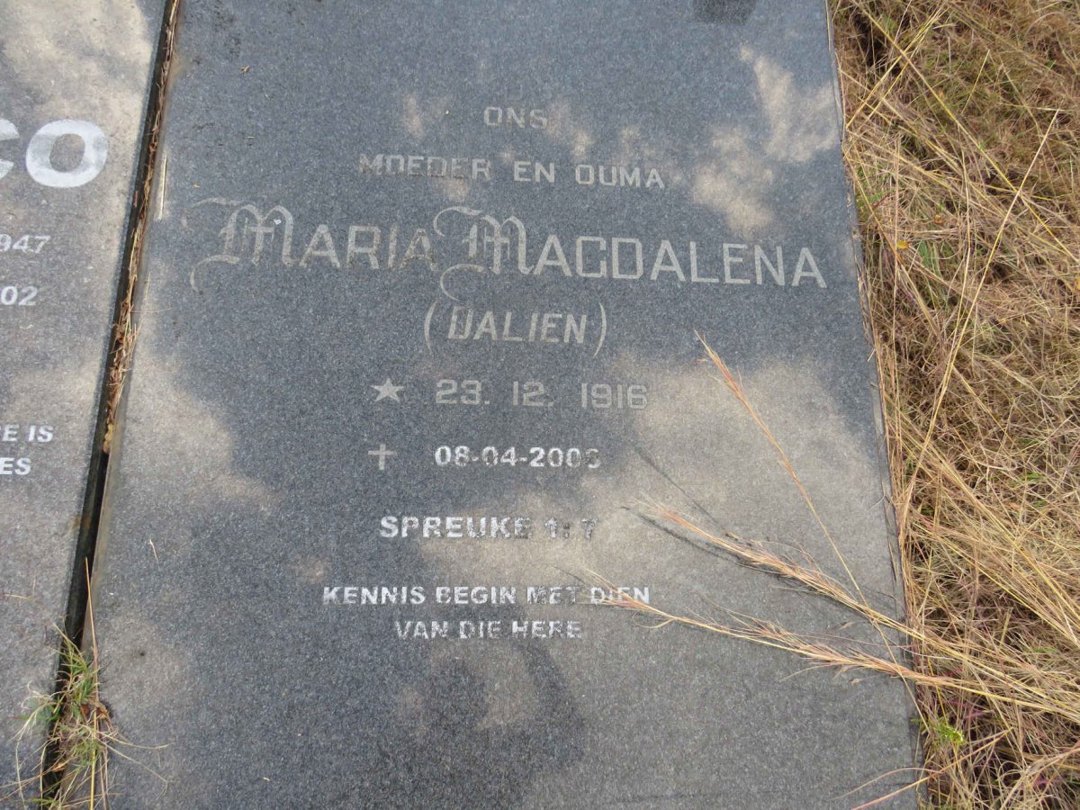 PIETERSE Izak 1912-1984 & Maria Magdalena 1916-2003 :: PIETERSE Nico 1947-2002 _3