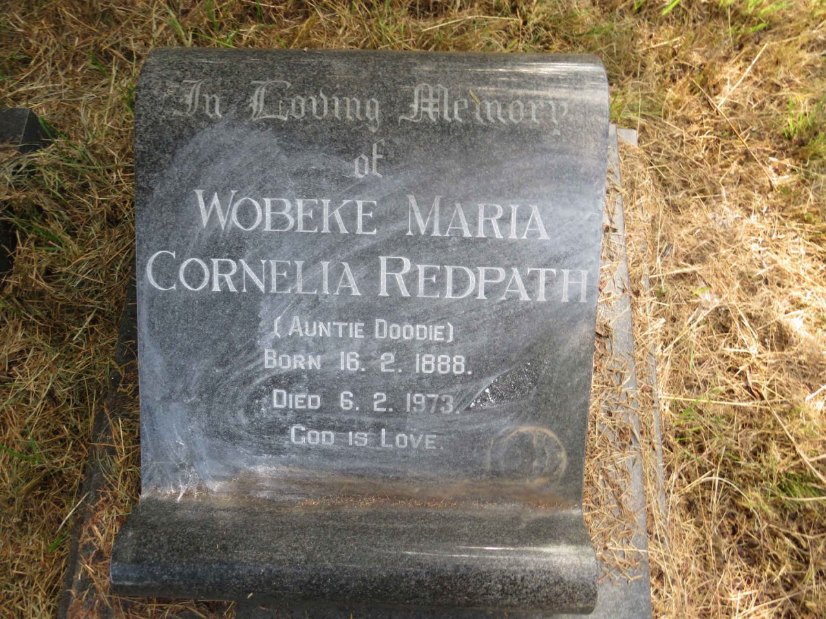 REDPATH Wobeke Maria Cornelia 1888-1973