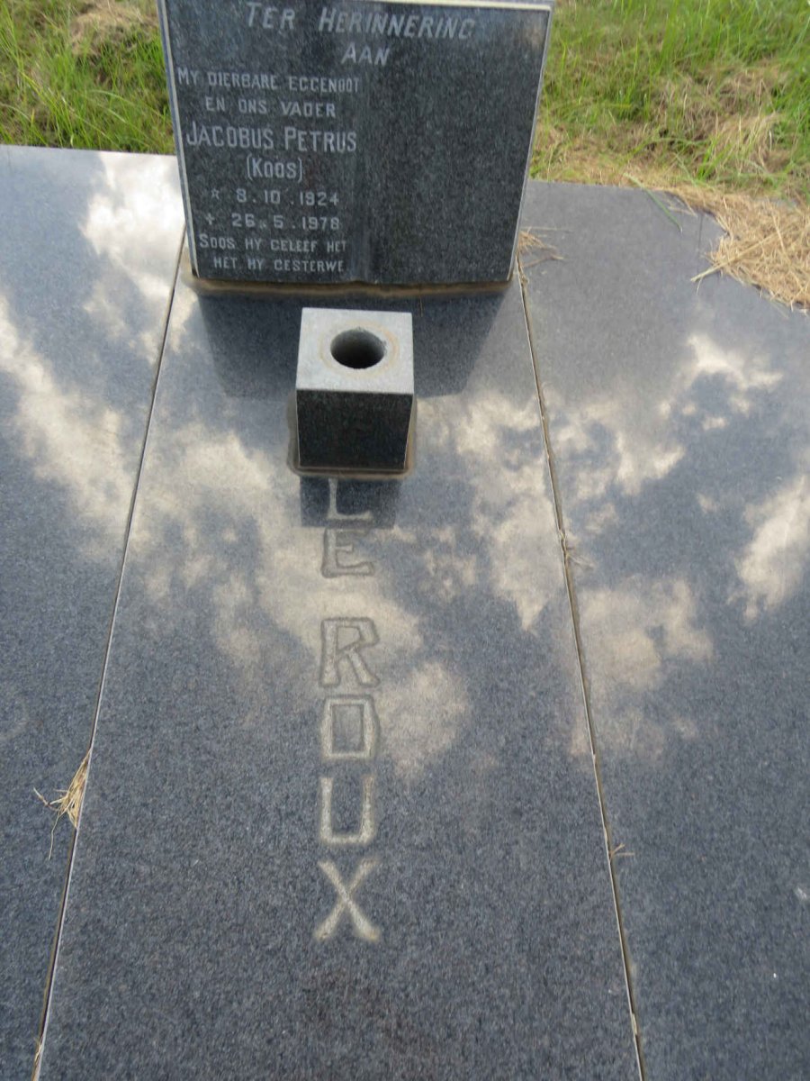ROUX Jacobus Petrus, le 1924-1978