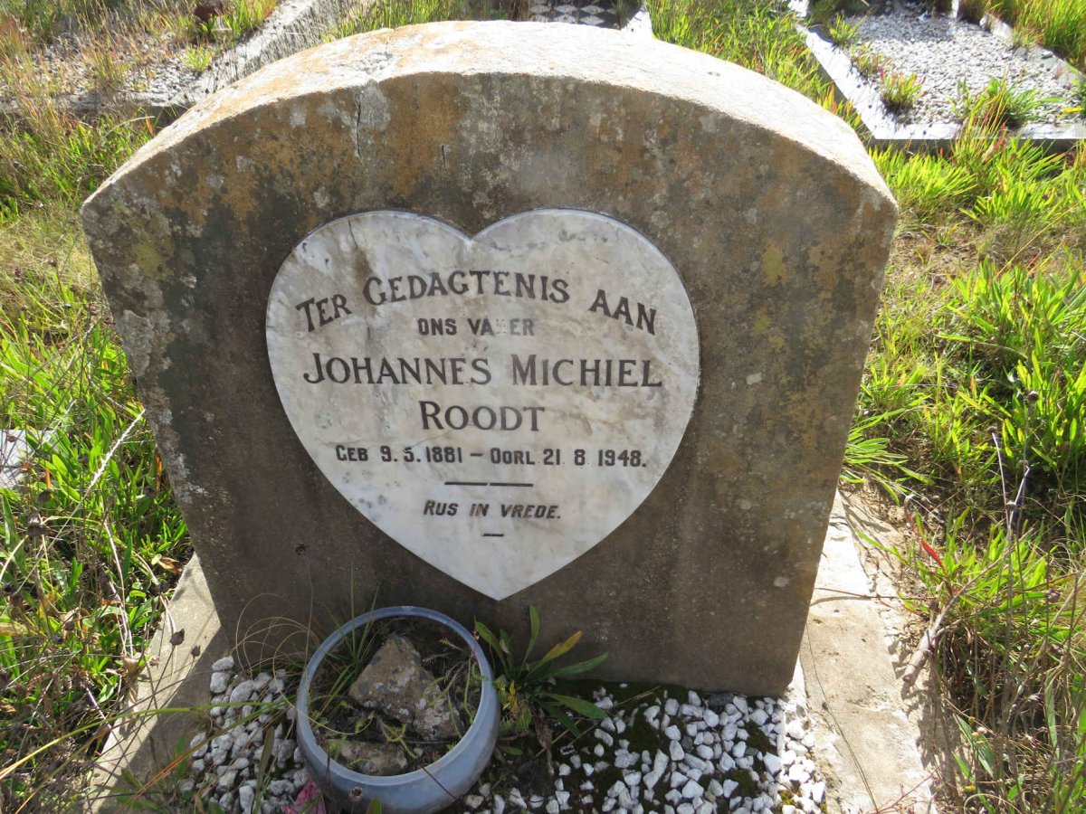 ROODT Johannes Michiel 1881-1948