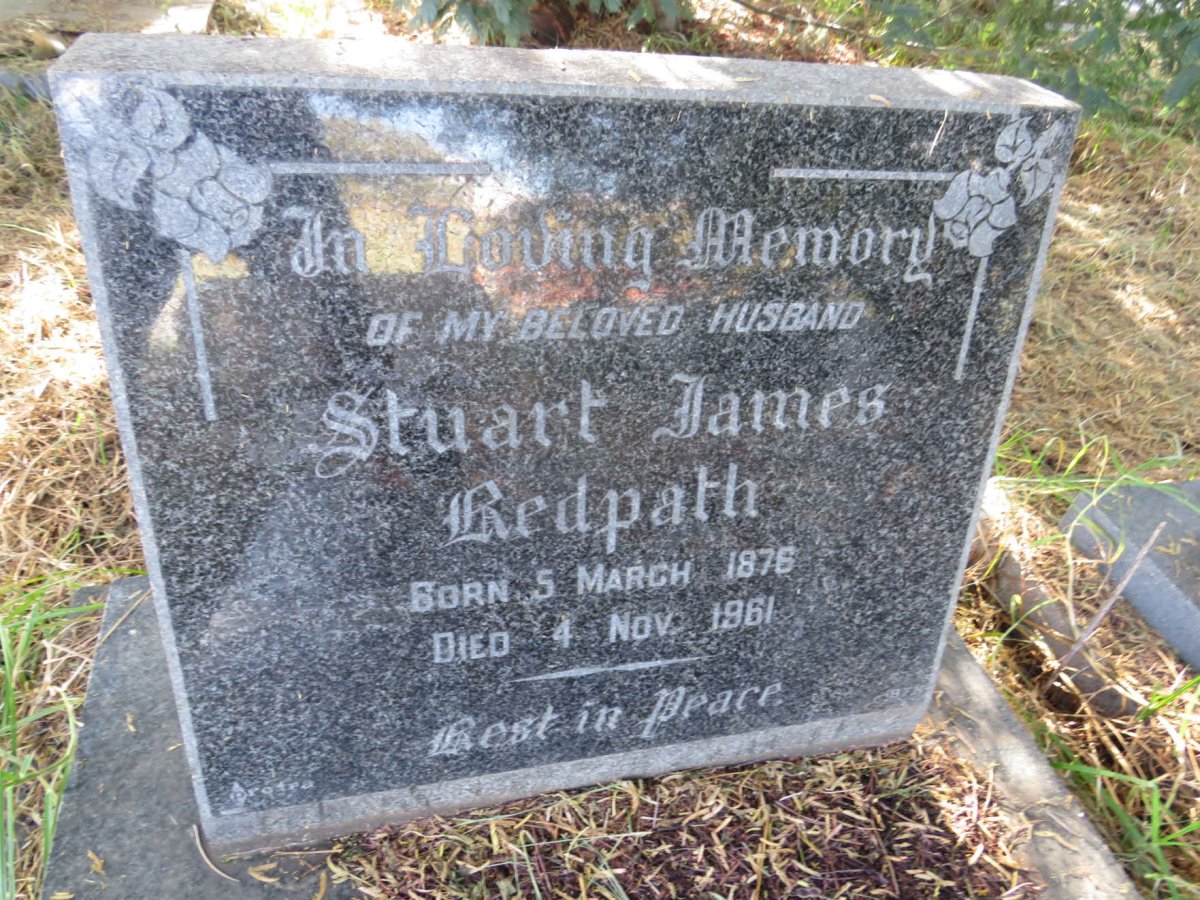 REDPATH Stuart James 1876-1961