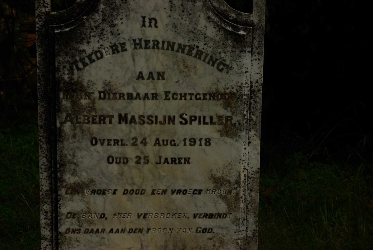 SPILLER Albert Massijn -1918