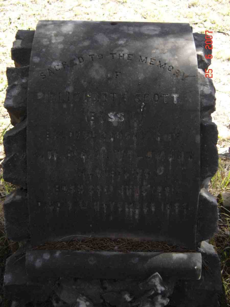 SCOTT Elizabeth 1831-1892
