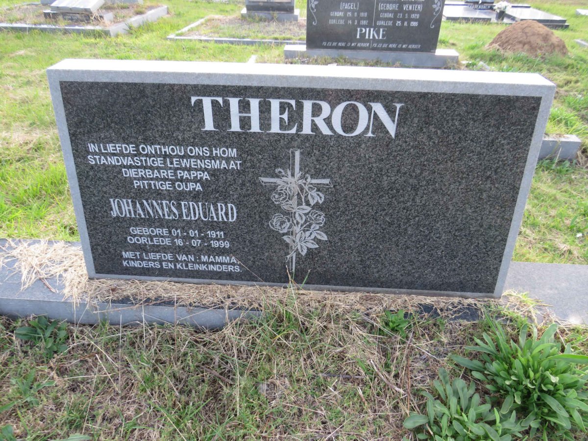THERON Johannes Eduard 1911-1999