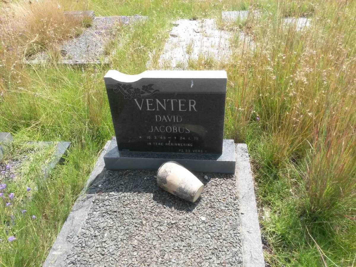 VENTER David Jacobus