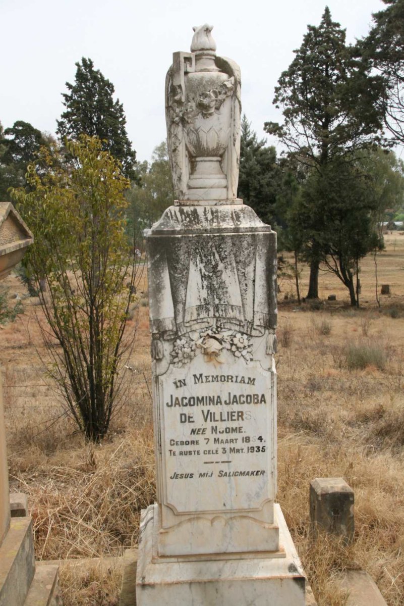 VILLIERS Jacomina Jacoba, de nee NOOME 1854-1935 _1