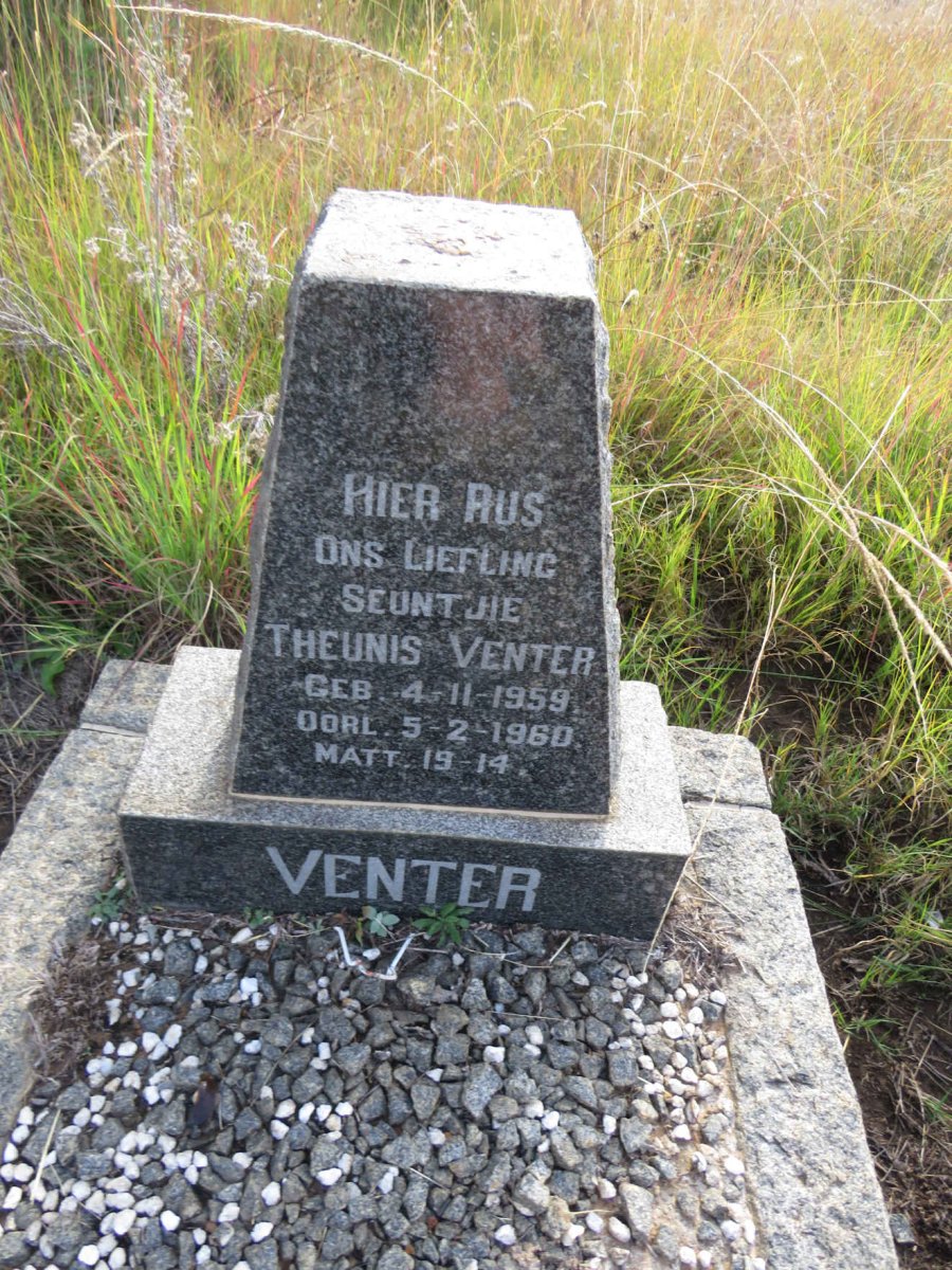 VENTER Theunis 1959-1960
