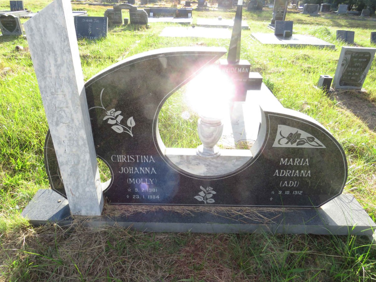 WESSELS Christina Johanna 1901-1984 :: WESSELS Maria Adriana 1912-