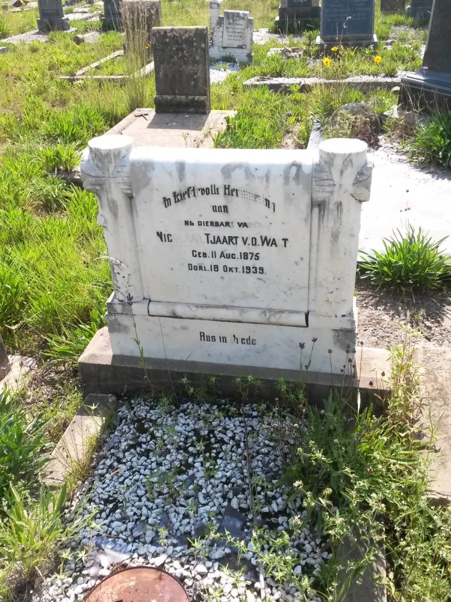 WALT Nic? Tjaart, v.d. 1875-1939