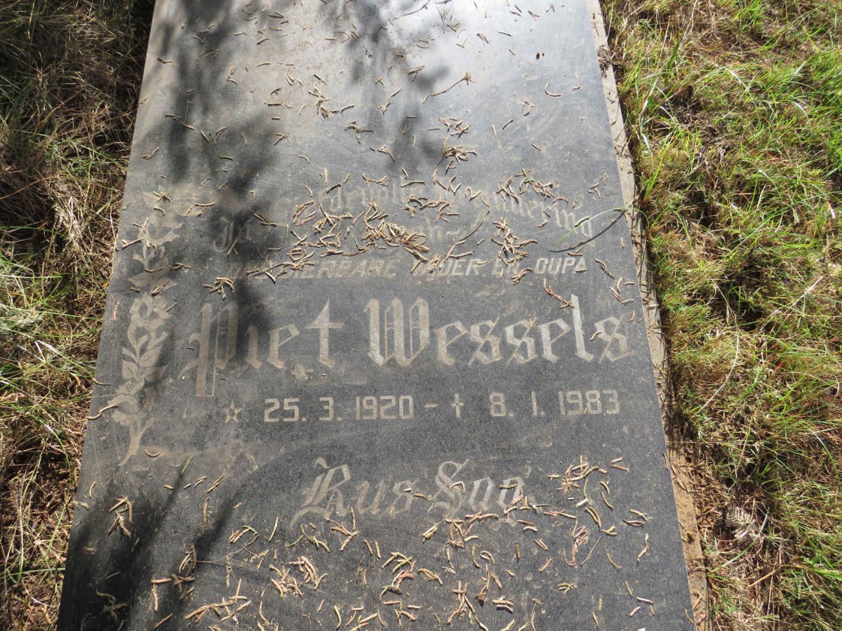 WESSELS Piet 1920-1983