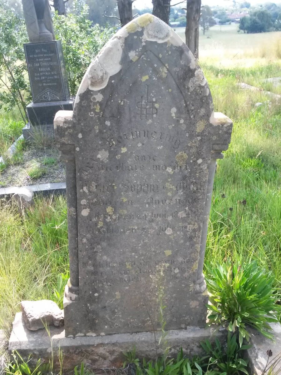 WALT Hester Sophia, v.d. nee DUVENHAGE 1842-1910