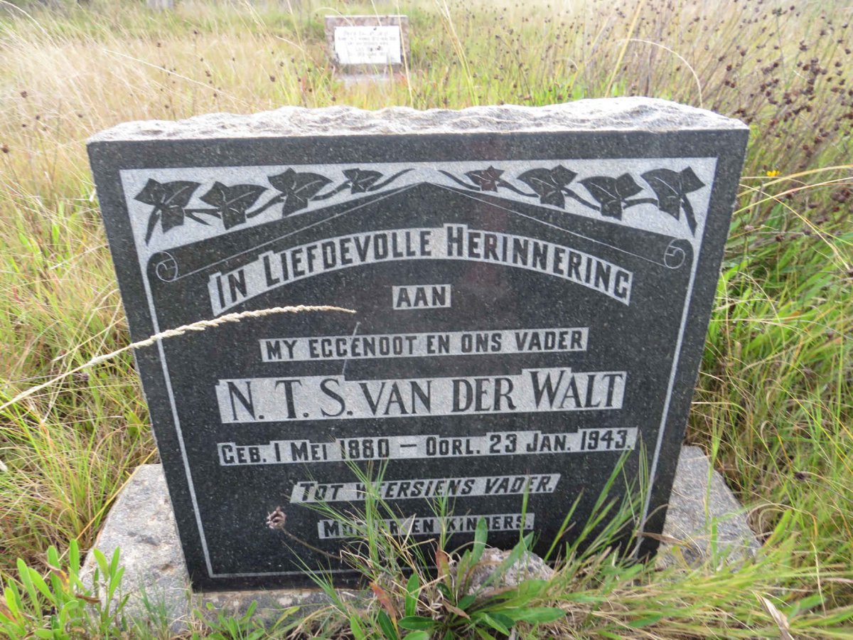 WALT N.T.S., van der 1880-1943