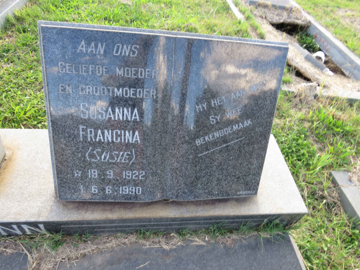 WEIHMANN Hendrik Jacobus 1910-1960 & Susanna Francina 1922-1990 _2