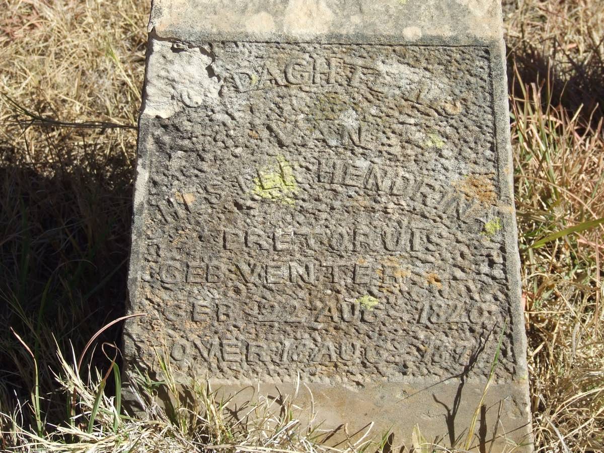 PRETORIUS Hester Hendrina nee VENTER 1820-189?